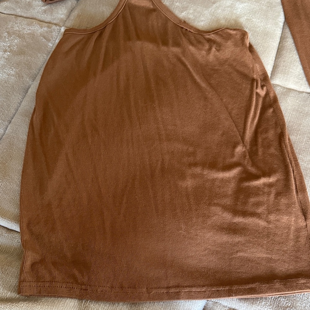 Princess Polly Chocolate Cut-Out Mini Dress - Picture 5 of 8